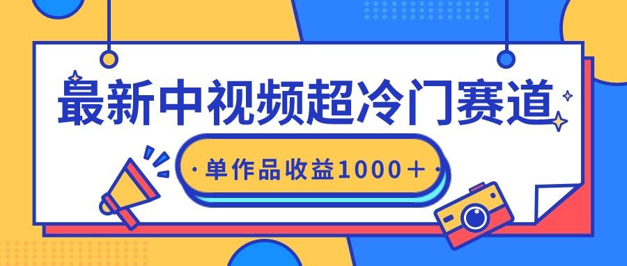 (9275期)最新中视频超冷门赛道，轻松过原创，单条视频收益1000＋-识享社