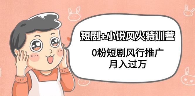(9374期)短剧+小说风火特训营,0粉短剧风行推广,月入过万(102节课)-识享社