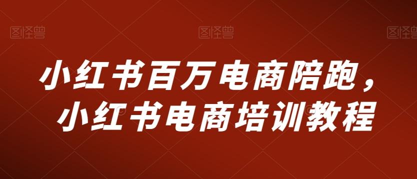 小红书百万电商陪跑，小红书电商培训教程-识享社