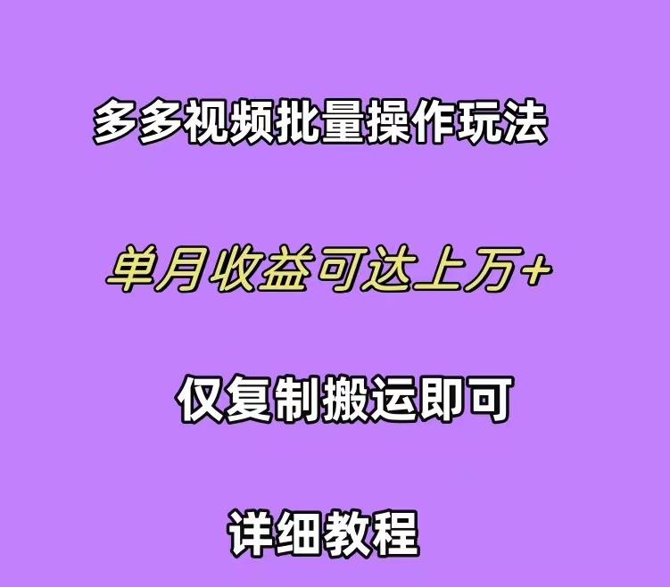 (10029期)拼多多视频带货快速过爆款选品教程 每天轻轻松松赚取三位数佣金 小白必...-识享社