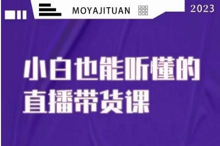 大威本威·能听懂的直播带货课，小白也能听懂，20节完整-识享社