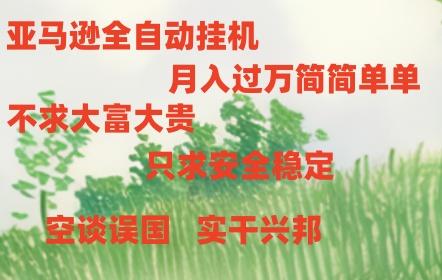 亚马逊全自动浏览挂机，，收益稳定且前景广阔-识享社
