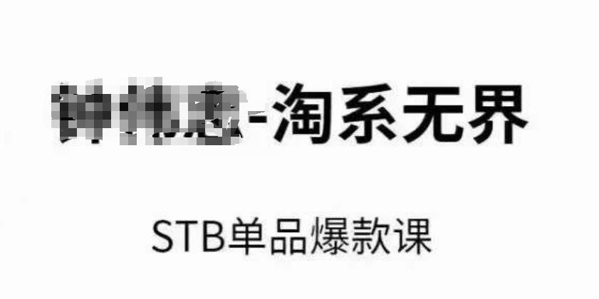 淘系无界STB单品爆款课(2024)，付费带动免费的核心逻辑，万相台无界关键词推广/精准人群的核心-识享社