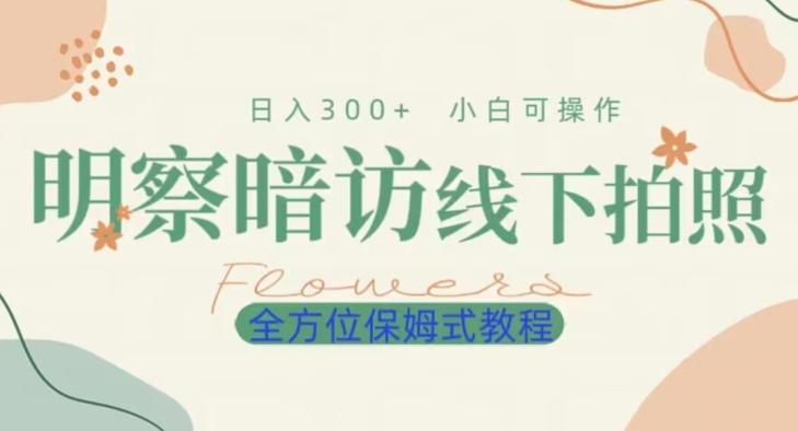 明拍暗拍项目0成本投入日入300+小白可操作保姆式全方位教程-识享社