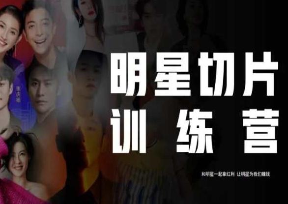 王子·明星切片线上训练营（2023），和明星一起拿红利，让明星为我们赚钱-识享社