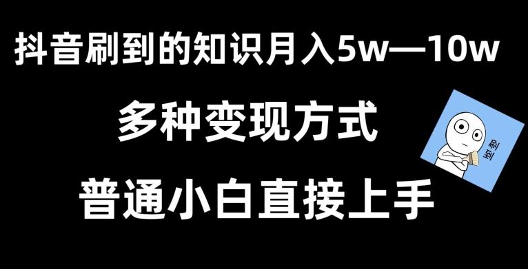抖音刷到的知识，每天只需2小时，日入2000+，暴力变现，普通小白直接上手【揭秘】-识享社