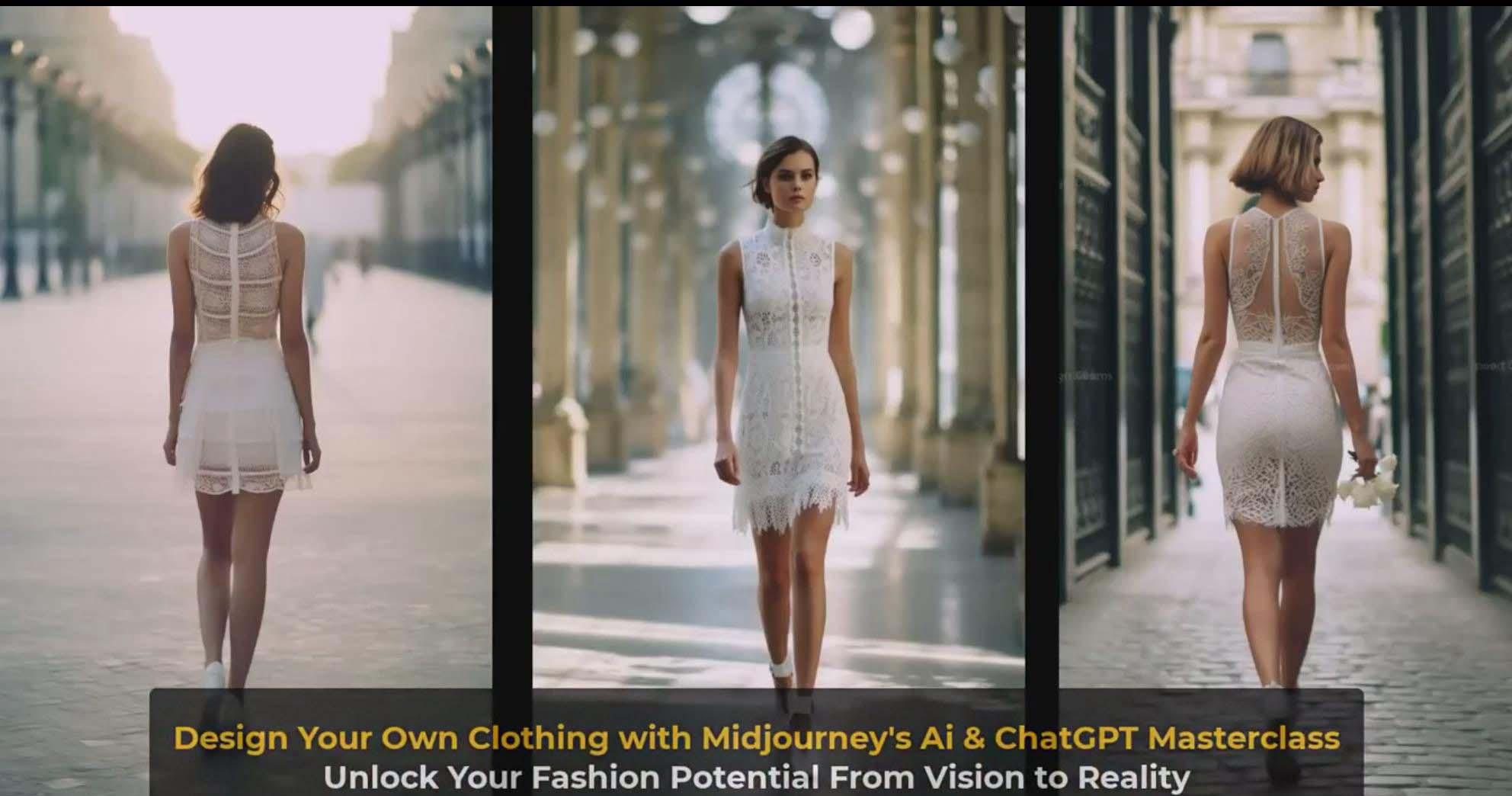 图片[2]-利用 Midjourneys Ai 人工智能设计自己的服装AI大师班-10节课-中英字幕-识享社