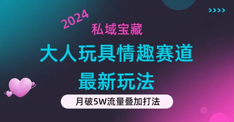 私域宝藏：大人玩具情趣赛道合规新玩法，零投入，私域超高流量成单率高-识享社