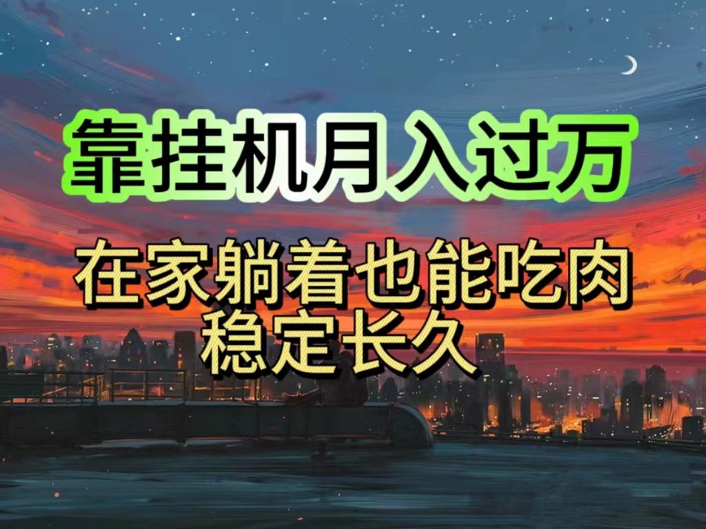 挂机项目日入1000+，躺着也能吃肉，适合宝爸宝妈学生党工作室，电脑手…-识享社