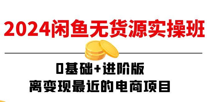 2024闲鱼-无货源实操班:0基础+进阶版,离变现最近的电商项目(15节-识享社