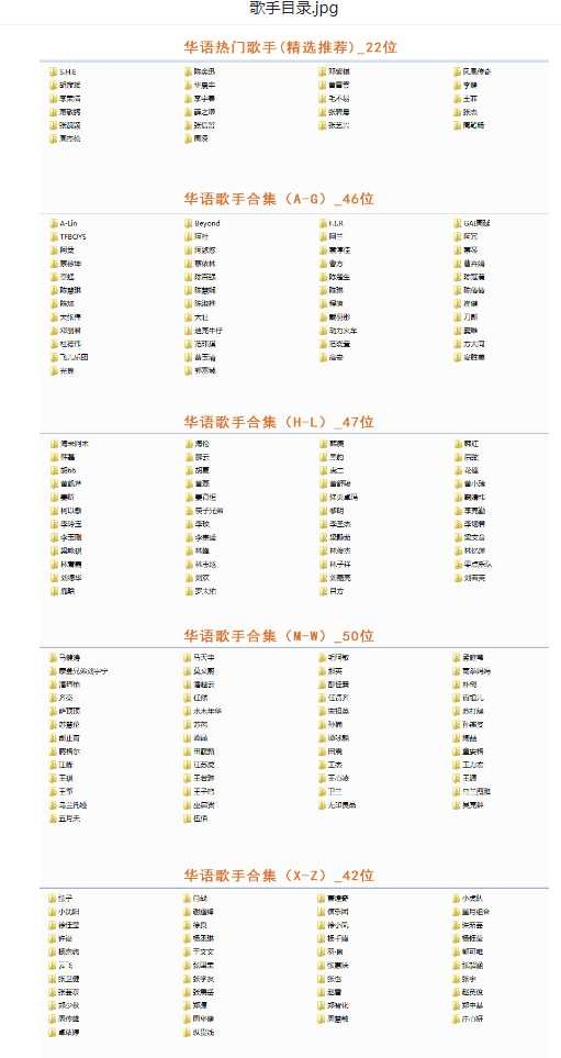 【音乐】歌手合集(100多位歌手合集)-识享社