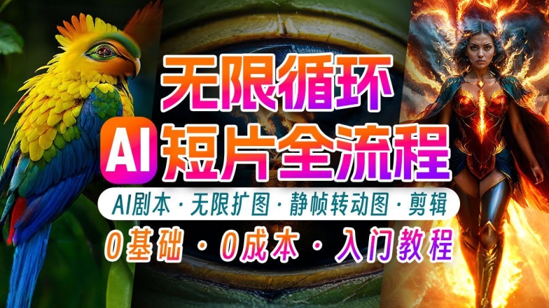 AI剪辑无限循环画面：新手轻松月入上万的秘技【揭秘】-识享社