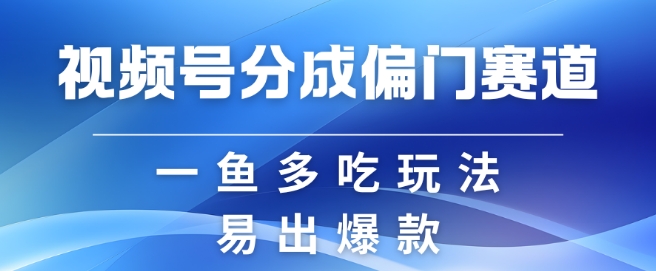 视频号创作者分成计划偏门类目，容易爆流，实拍内容简单易做【揭秘】-识享社