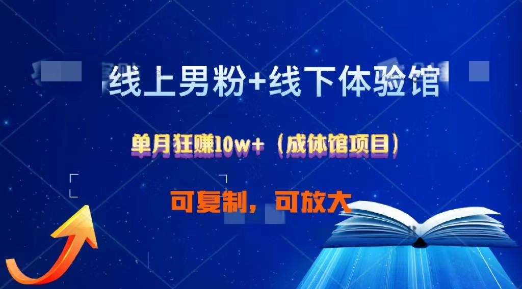 线上男粉+线下成体馆：单月狂赚10W+1.0-识享社