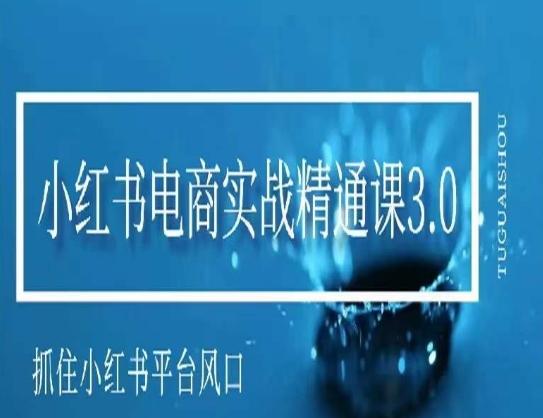 小红书电商实战精通课3.0，抓住小红书平台的风口，不错过有一个赚钱的机会-识享社