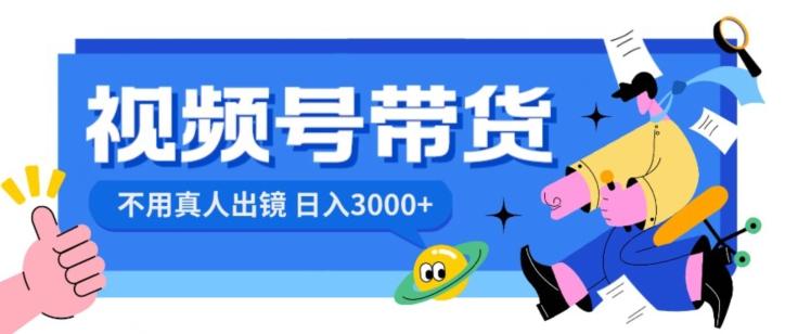 视频号带货，日入3000+，不用真人出镜-识享社